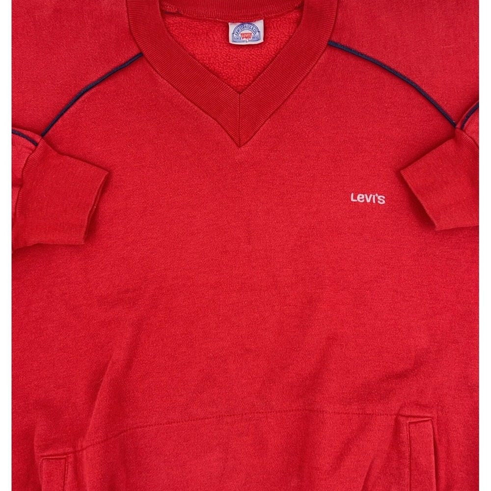 vintage 80s LEVI's Levi Strauss Pullover Sweatshirt MEDIUM pockets sweater tee